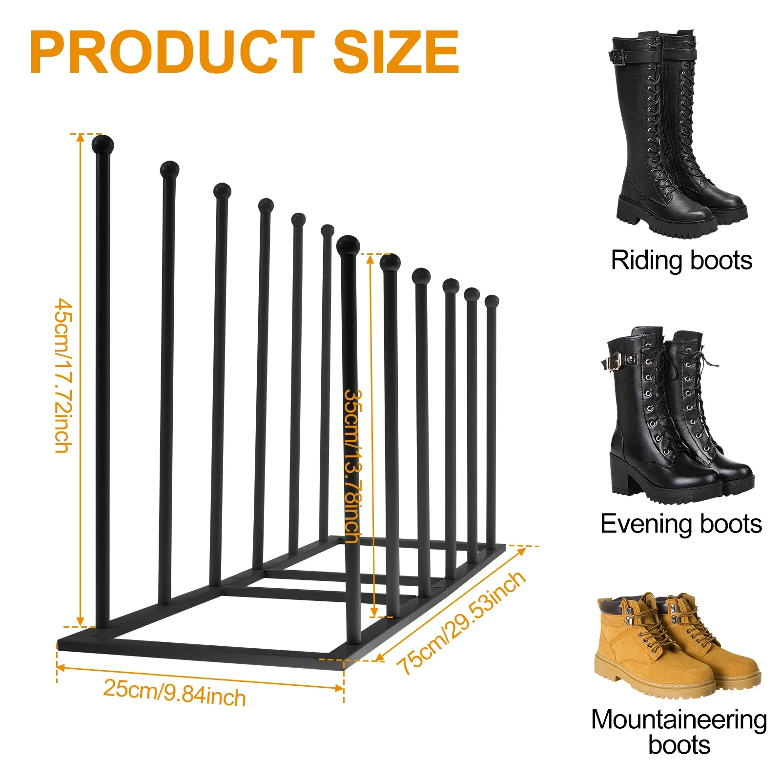 

Металлический держатель для обуви Boot Rack