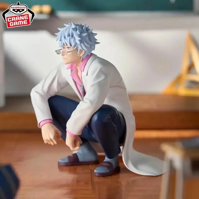 Фото Оригинальная коллекционная фигурка Bandai Banpresto Ginpachi Sakata из серии Class 3-Z, статуэтка, украшение для рабочего стола и подарок (в наличии) №4