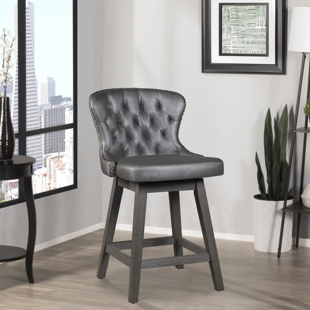 

Hillsdale Furniture, Rosabella Wood Counter Height Stool, Wire Brush Gray