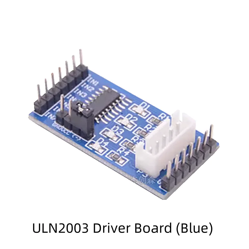 Шаговый электродвигатель 28BYJ-48 4-фазный 5-проводной DC5V/12V привод ULN2003 модуль