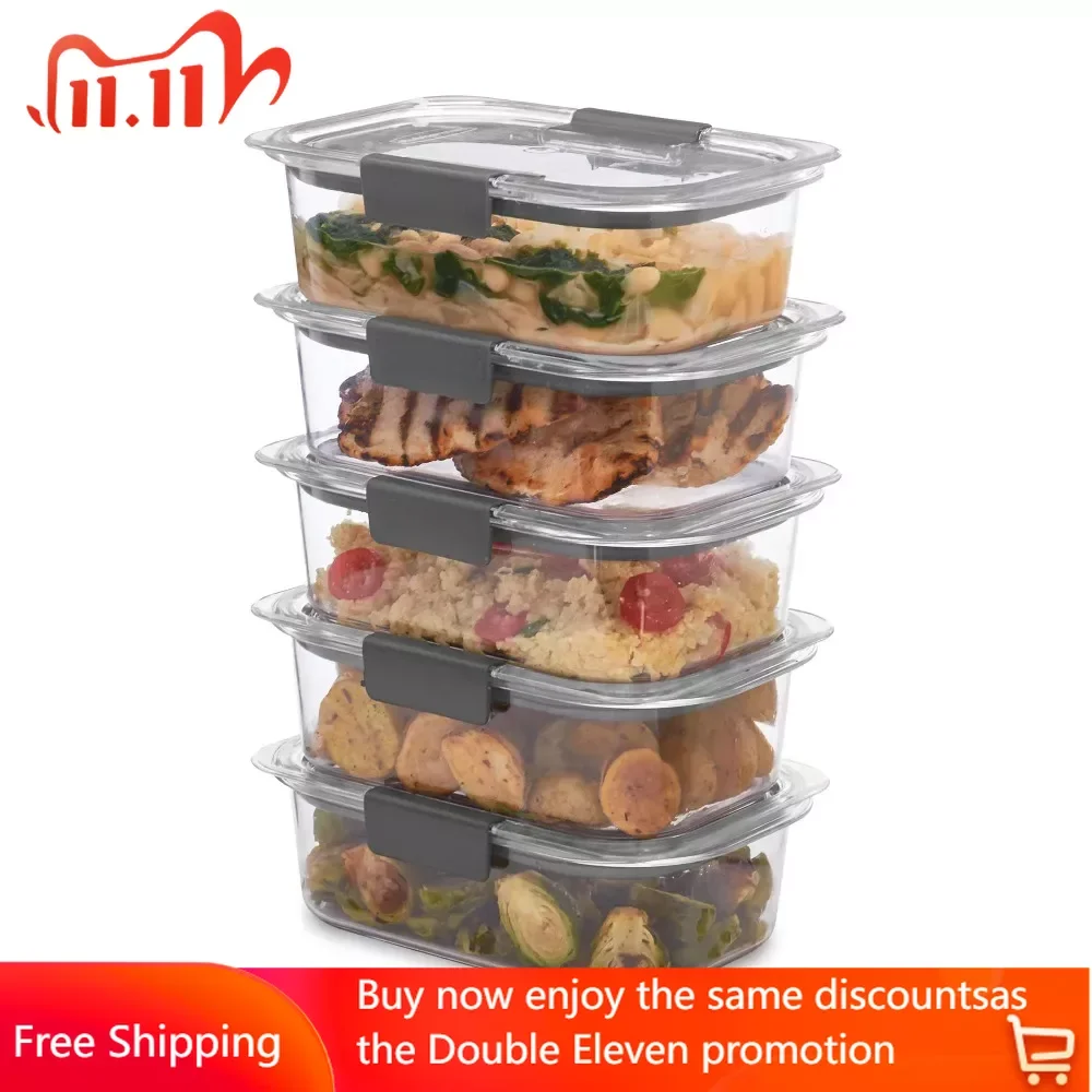 

Airtight Containers for Food Storage Pots BPA Free Kitchen Storage & Organization 3.2 Cup 5 Pack Food Preservation Box Organizer