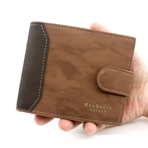 Men's Wallet Black/brown/coffee Business Card Holder Case Male Short Purse PU Leather Money Bag for Men 2023 Credit Card Wallet