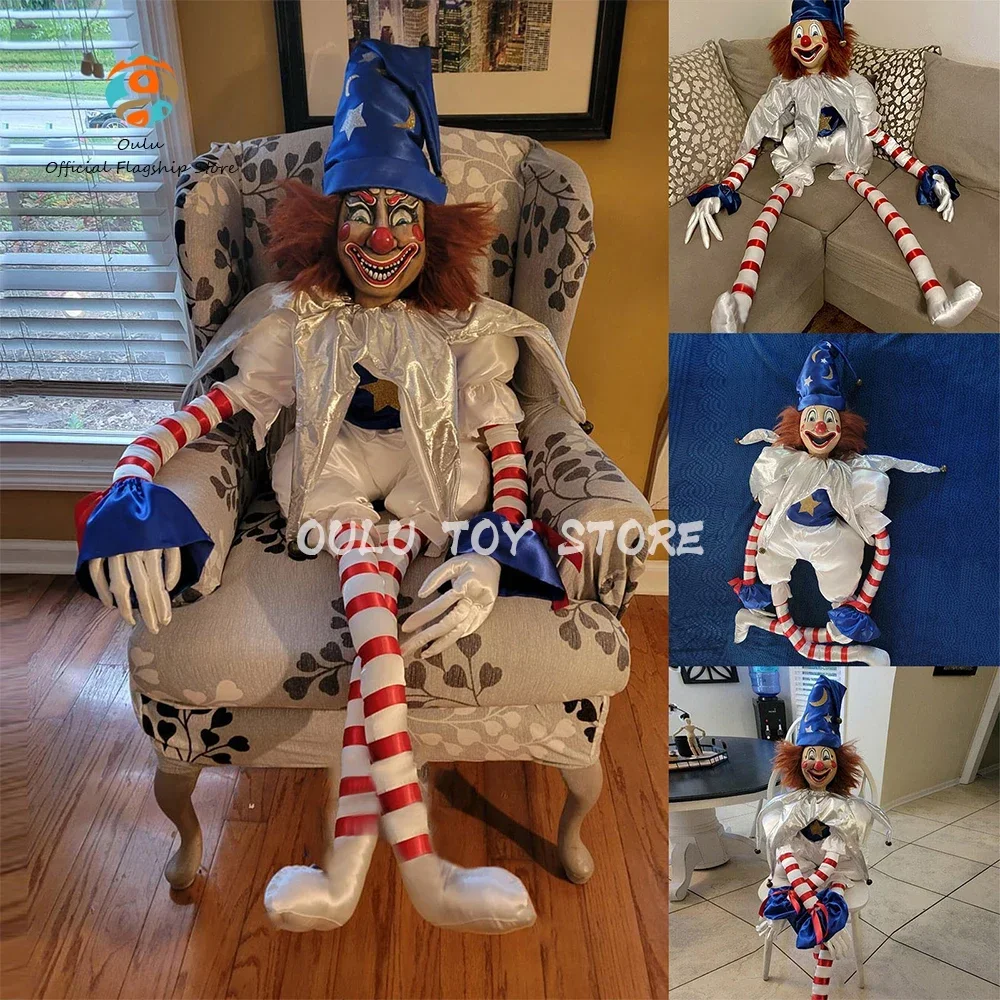 

Poltergeist кукла-клоун страшная плюшевая кукла клоуна, мягкие игрушки, кукла гном, Хэллоуин, плюшевые украшения, подарок для детей, игрушка