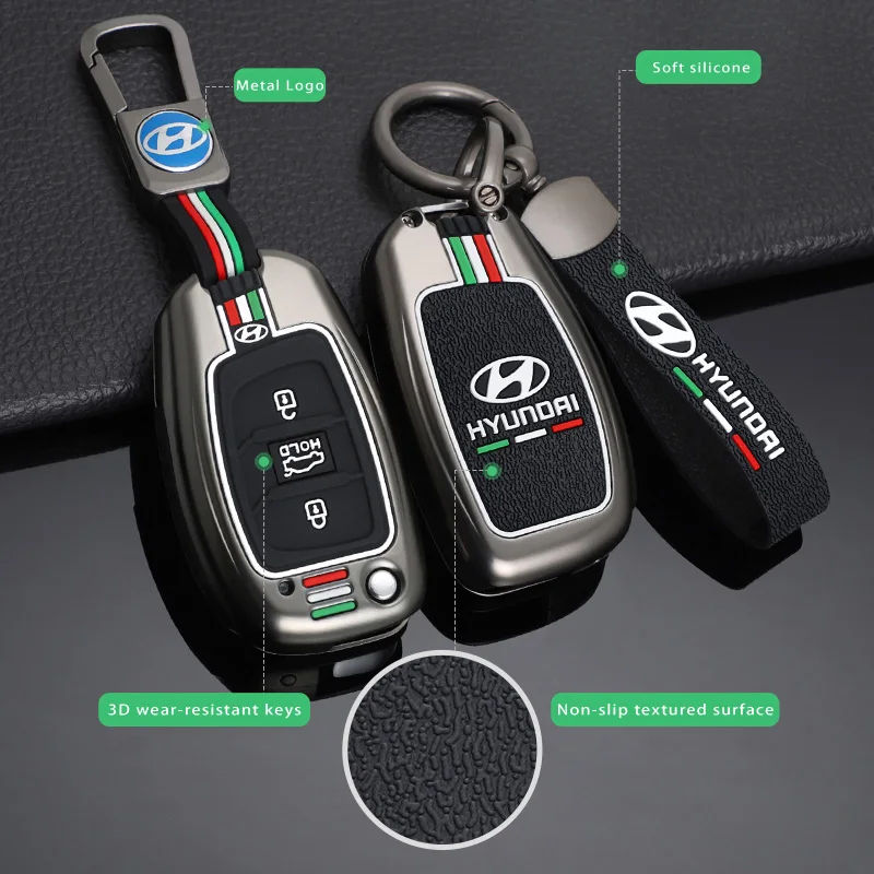 

Luminous Car Key Cover Case Holder Bag For Hyundai Tucson Mistra Solaris Creta I10 I20 I30 Ix25 Ix45 Verna Elantra Kona Santa Fe