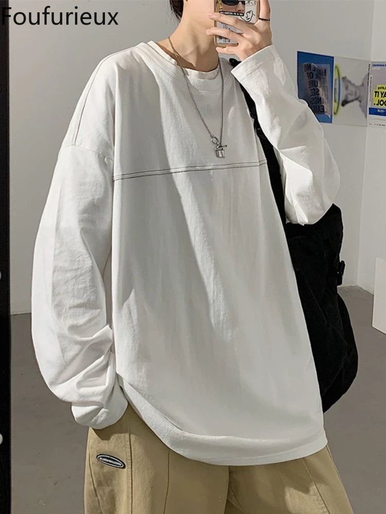 

Мужская футболка большого размера, в стиле Харадзюку