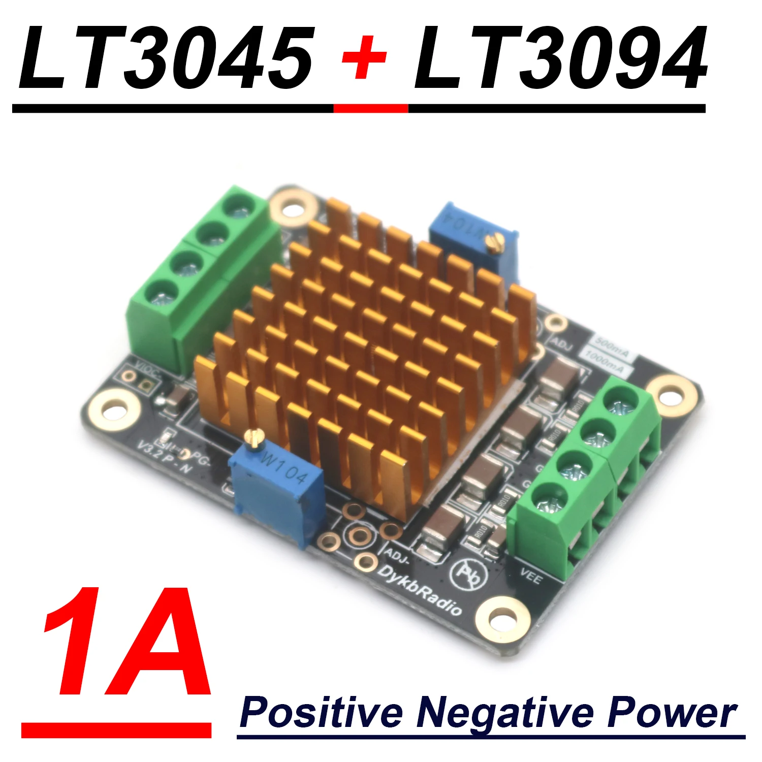 

Источник питания Dykbcells LT3045 LT3094 3В 5В 9В 12В 15В