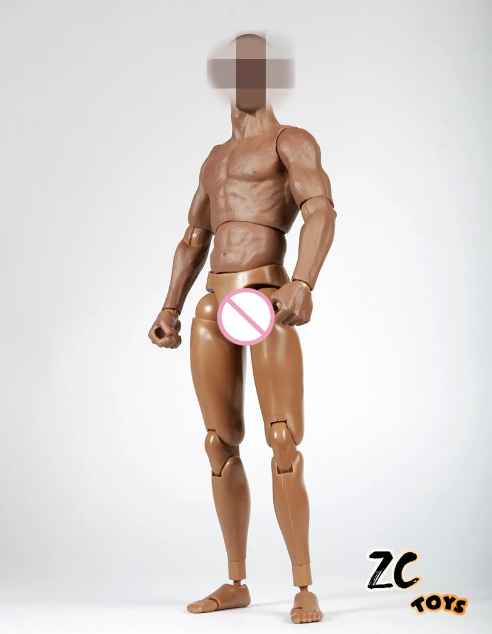 

ZCTOYS 1/6 Figure Body Toys S006 Black Super Flexible Joint Muscular Strong Dark Body Accessory Model 12 inches Hobbies