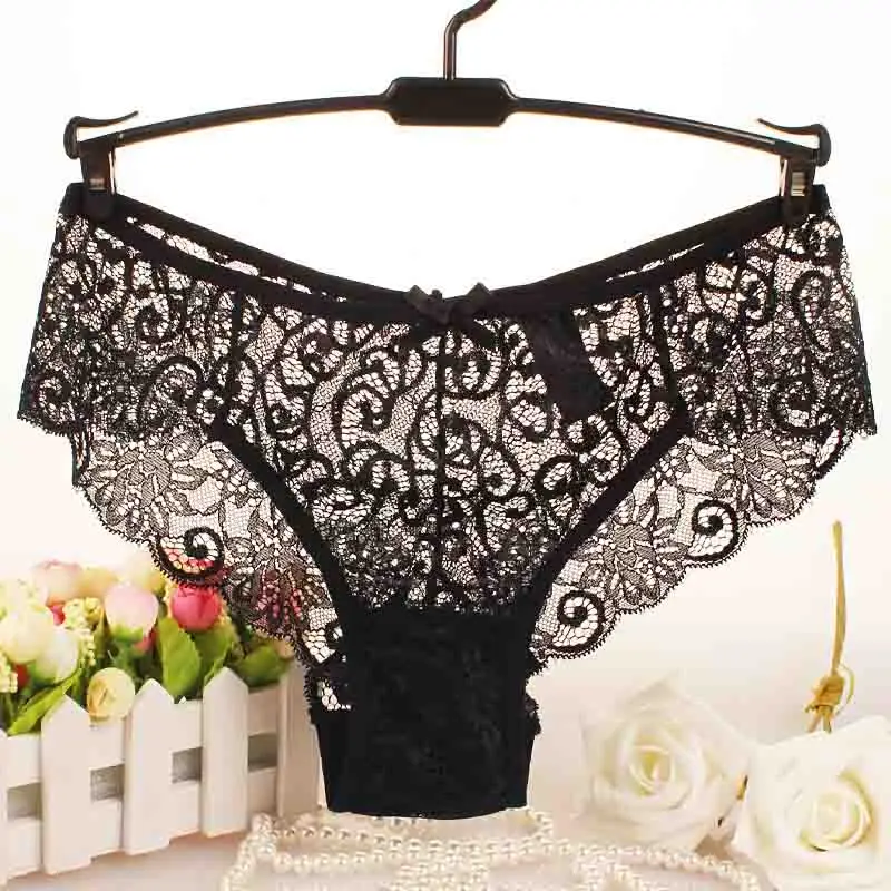 

Low-Rise Lace Panties Hollow Out Women's panties Seamless Briefs Underwear Ladys Lingerie Soft Breathable Sexy Elegant underwear