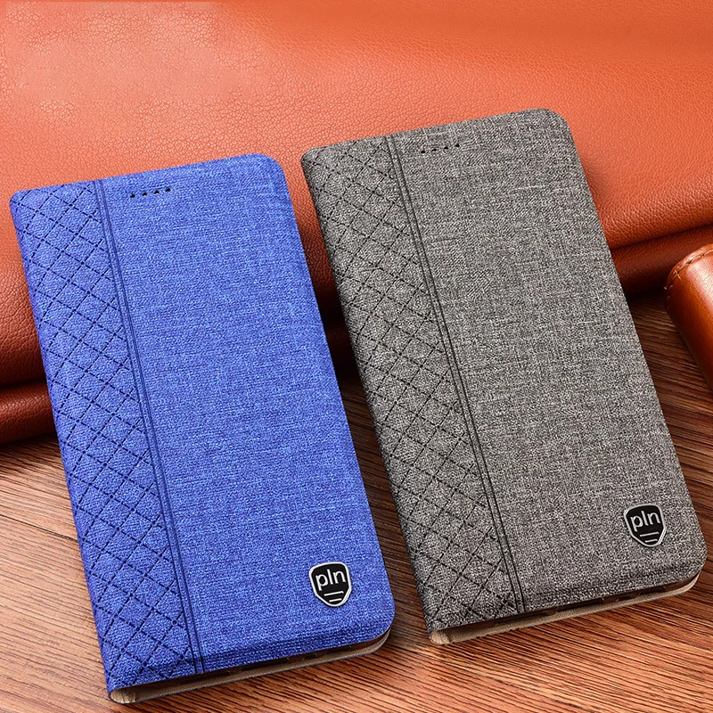 

Creative Cloth Texture Cotton Linen Plaid Case For Asus Zenfone ZB631KL ZB633KL ZB634KL ZB601KL ZB602KL ZB556KL ZB555KL Cover
