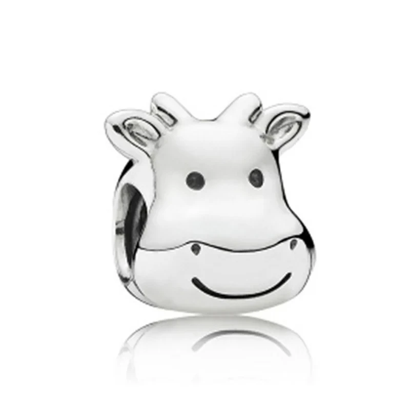 Модные бусины в форме сердца с кубическим цирконием лидер продаж 2024