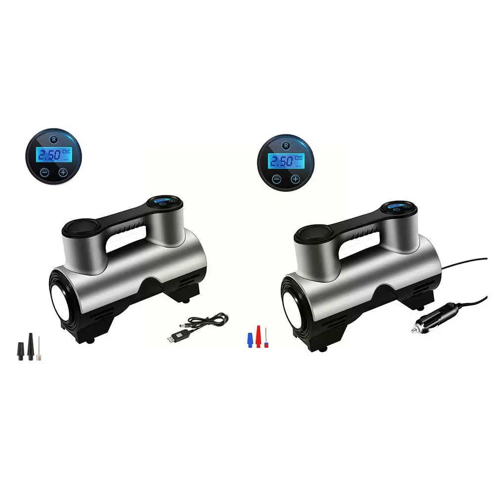 

Portable Car Air Pump Electric Tire Inflator Pump 12V Digital Air Compressor Auto Tyre Pumb for Automobile Motorcycle Bicyc R0X3