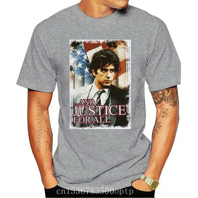 

Camiseta de la película "JUSTICE FOR ALL" AL PACINO PADRINO GOODFATHER, SCARFACE SERPICO, harajuku, verano, 2021