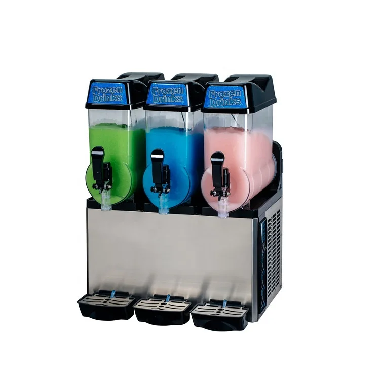 

12Lx3 granita ice machine slush slushy smoothie machine with factory price
