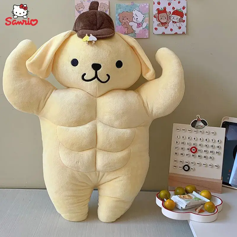 

Оригинальный помпон пурин, забавная плюшевая кукла, мультяшный Sanrio, пудинг, собака, декоративная маленькая Желтая Собака, кукла, рождествен...