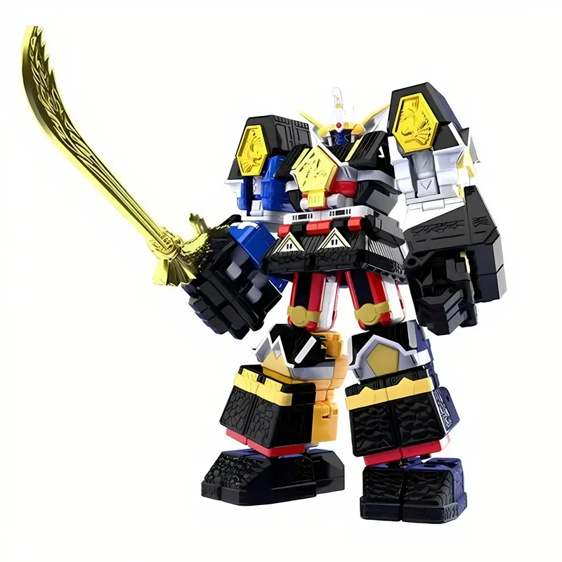 Фото Оригинальный набор для сборки модели BANDAI Super Minipla SMP Mighty Power Rangers и Megazord Anime Ninjazords для Super Minipla №5