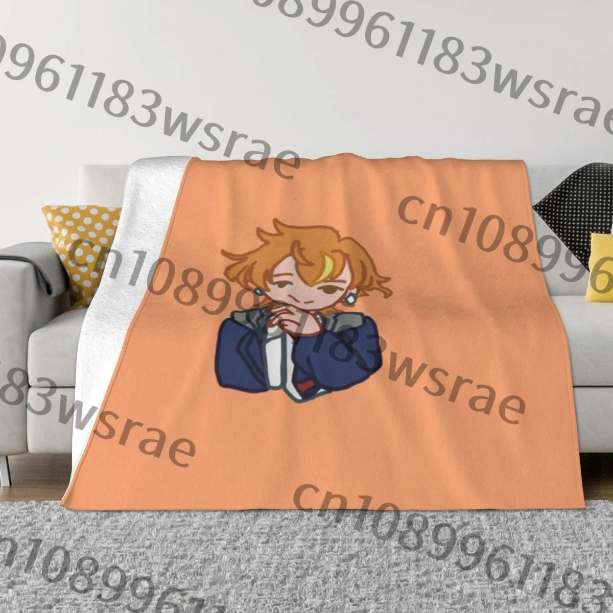 Shinonome Akito (pjsekai) Ультра-мягкое Флисовое одеяло