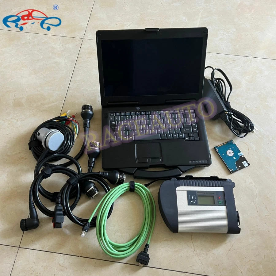 2024 Expert Software ICom Next MB Star C4 SD Wi-Fi Connect Мультиплексор Кабели OBD2 2 в 1 ТБ HDD SSD CF53