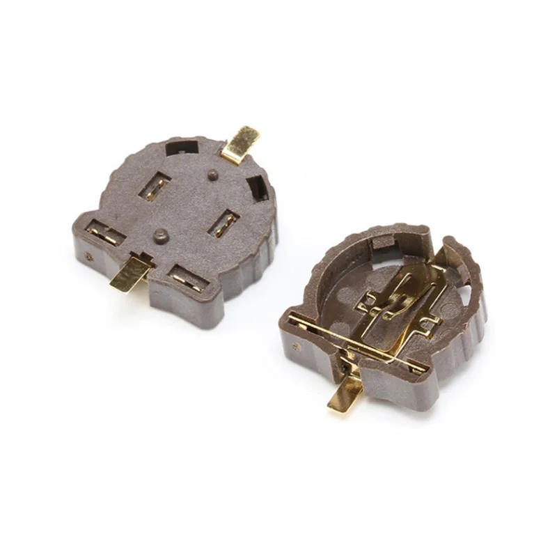 

10pcs/LOT CR1220 CR1225 3V button battery holder SMD