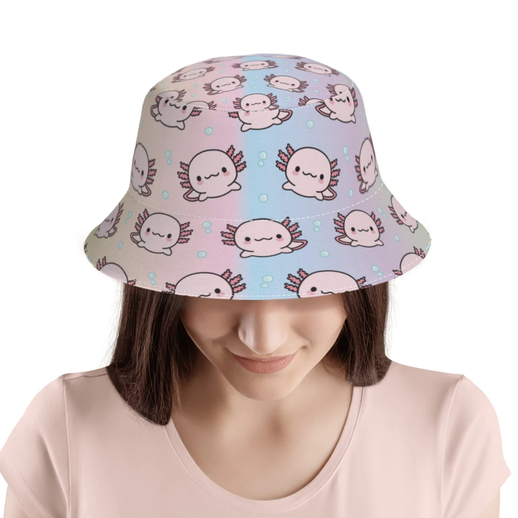 Панама летняя с мультяшным принтом для мужчин и женщин