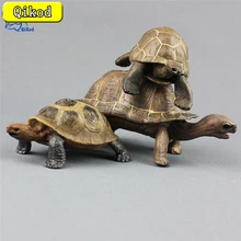 New Simulation Turtle Figurine Ornaments Wild Animal Sea Turtle Tortoise Action Figures Home Office Desk Decorative Ornament Toy