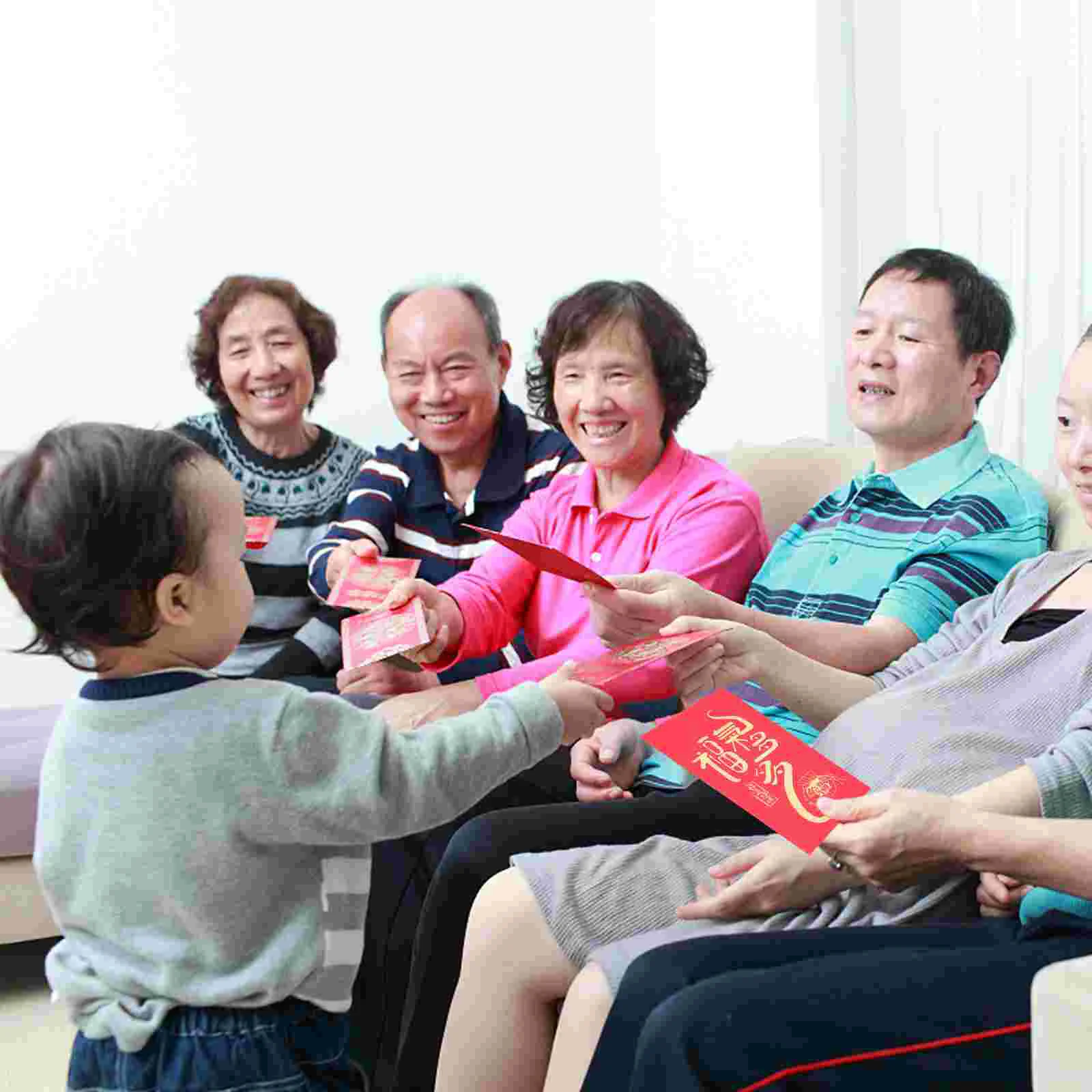 150 красные конверты, китайские конверты, бронзирующие красные пакеты для детей