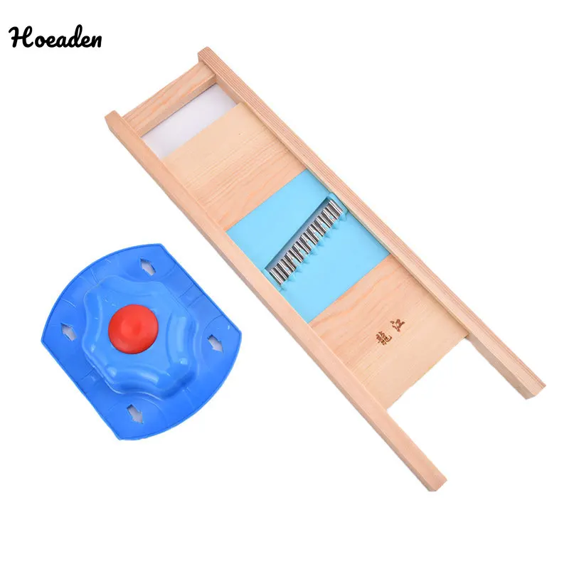 Ручная Картофельная решетка деревянная овощерезка фотоинструмент лезвие из