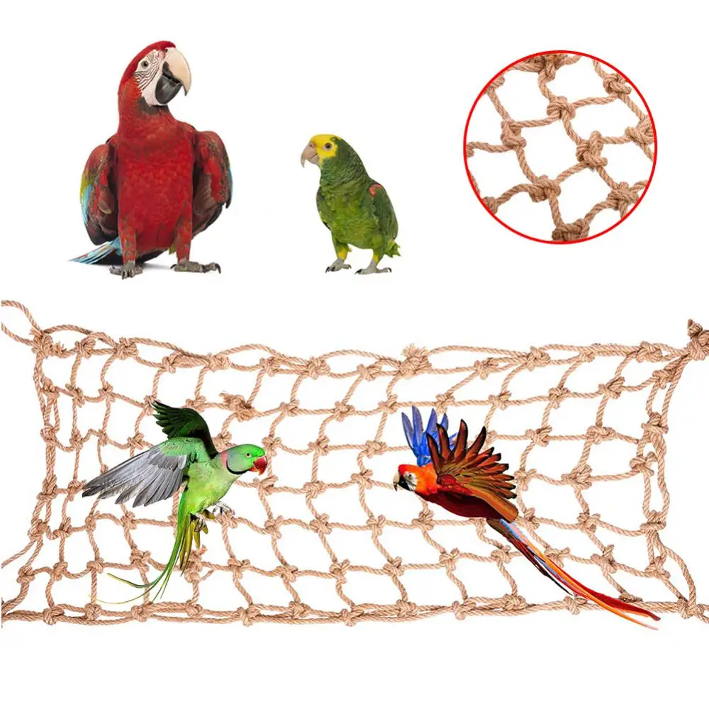 Гамак подвесная игрушка птица попугай скалолазание трос искусственная игра