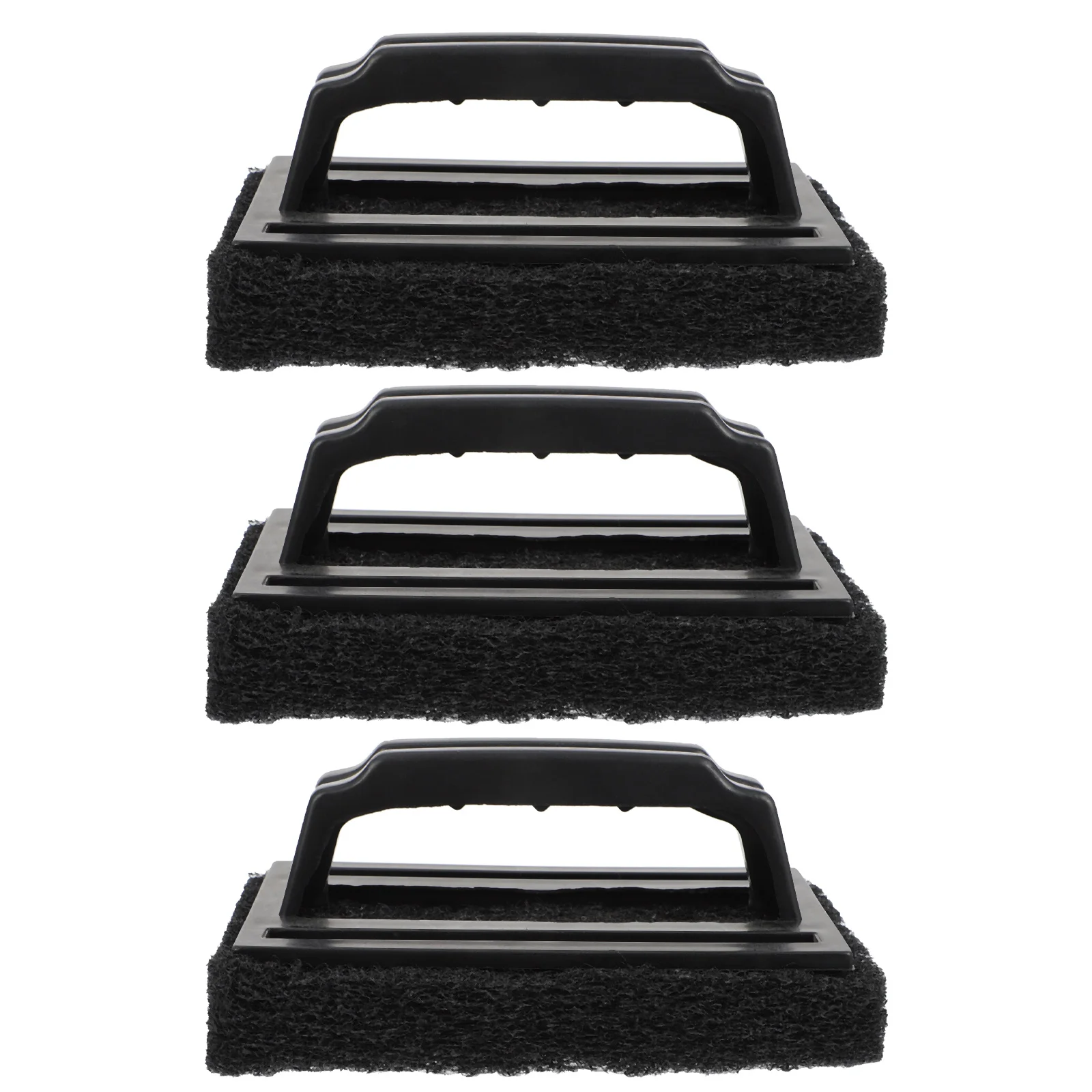

Grill Cleaning Brush Bbq Griddle Sponge Pads Grates Scraper Cleanerscouring Handle Scrubhandheld Iron Gas Cast Oven Scrubberkit