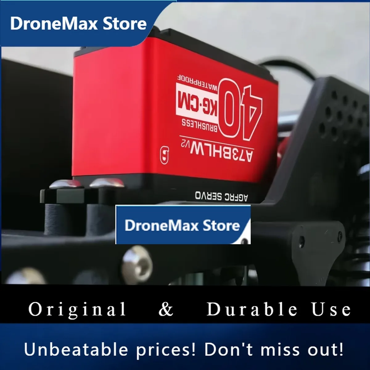 Фото DroMaAGFRC A73BHLW V2 A73CHLW V2 HV 40кг 32кг Металлический редуктор Водонепроницаемый IP67 Бесщеточный стандартный сервопривод для радиоуправляемых автомобилей 1/10, краулеров и багги. №2
