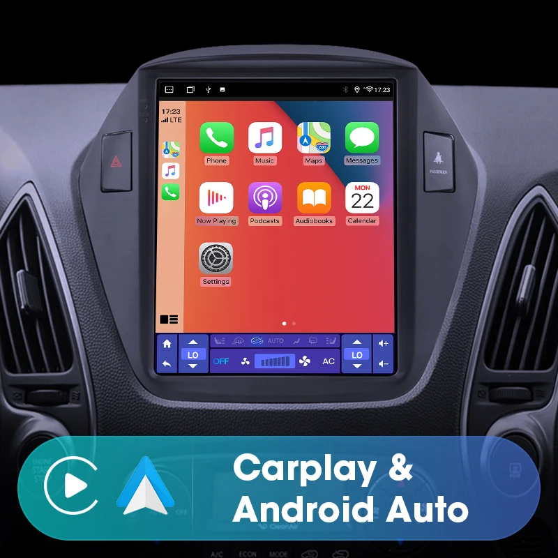 $84.41 Android for Hyundai IX35 Tucson 2009-2015 Tesla Style 9.7