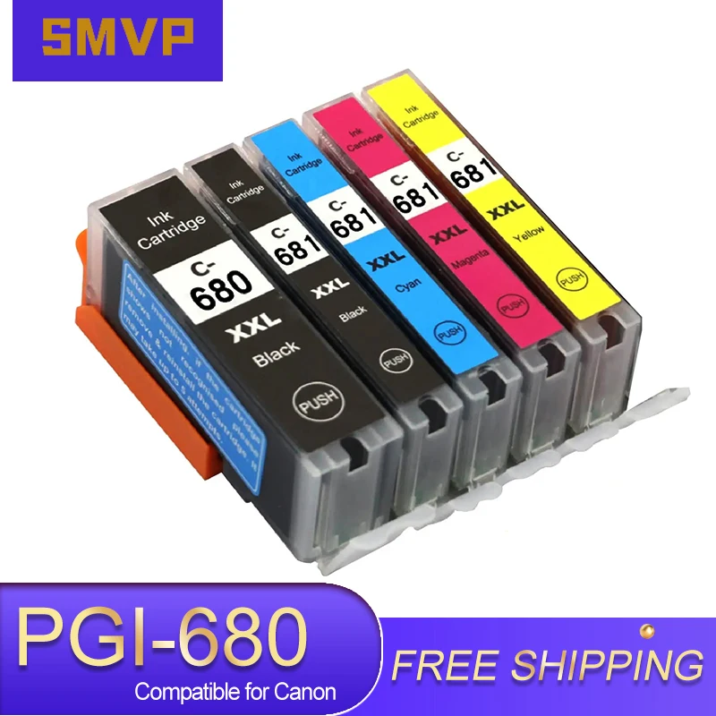 PGI 680 CLI 681 XXL 680XL 681XL PGI680 CLI681 PGI-680 CLI-681 Совместимый картридж для принтера Canon Pixma TR7660