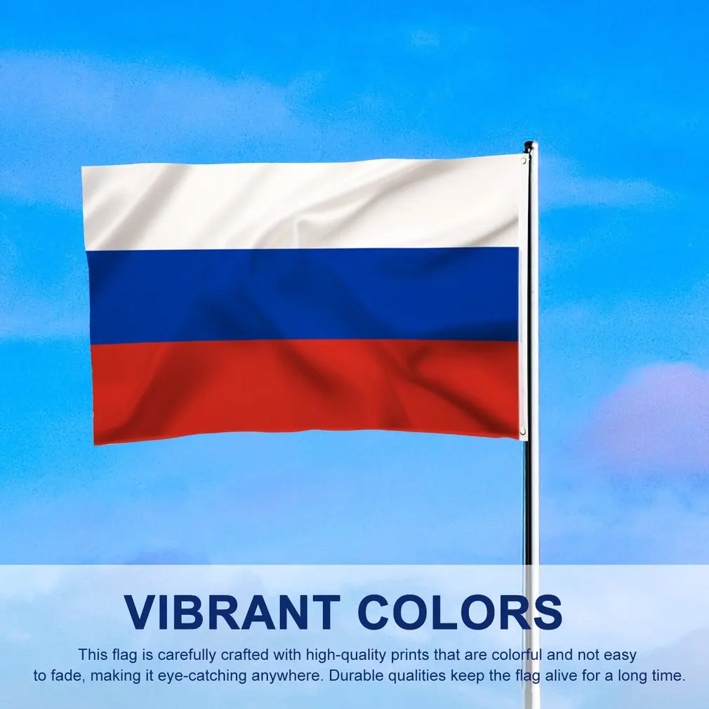 

Russian Federal Republic russia flags Country Banner Polyester Russian flag 90 x 150 cm Activity Parade Festival Home Decoratio