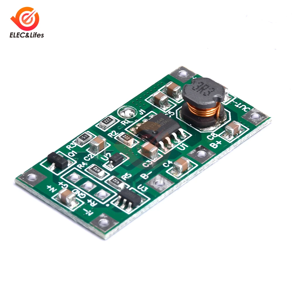 

5V 1A UPS Uninterrupted Power Supply Module 3.7V Polymer 18650 Lithium Battery Step Up Reverse Overvoltage Protection Board