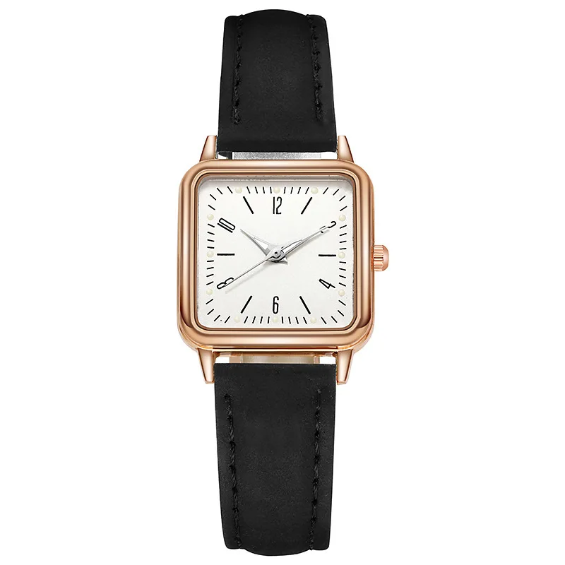 New Luminous Small Square Women's Quartz Watch Digital Simple Luxury Watch Watch for Women Free Shifting enlarge