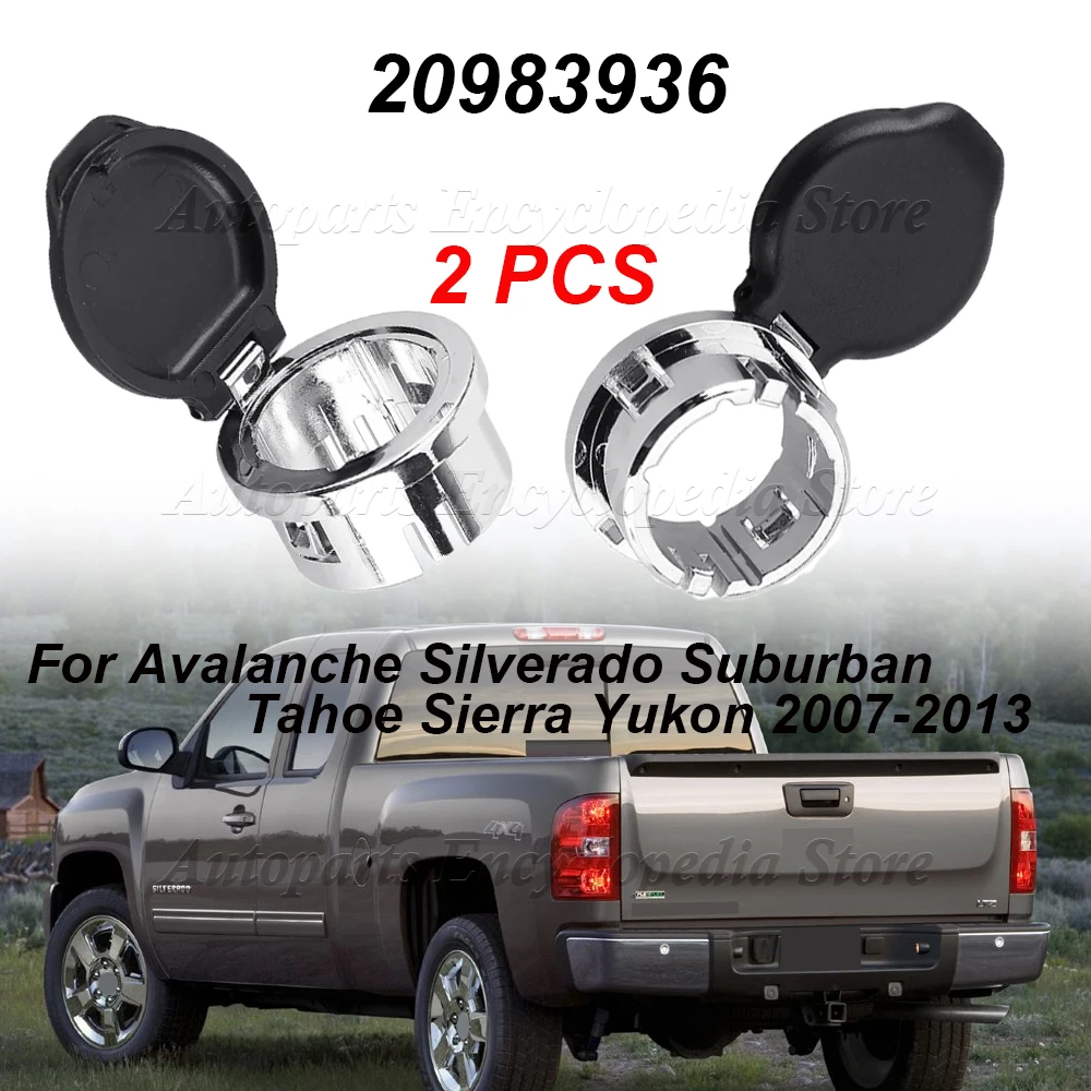 Для Avalanche Silverado Suburban Tahoe Sierra Yukon 2007-2013 2 шт. 20983936 Хромированная крышка крепления