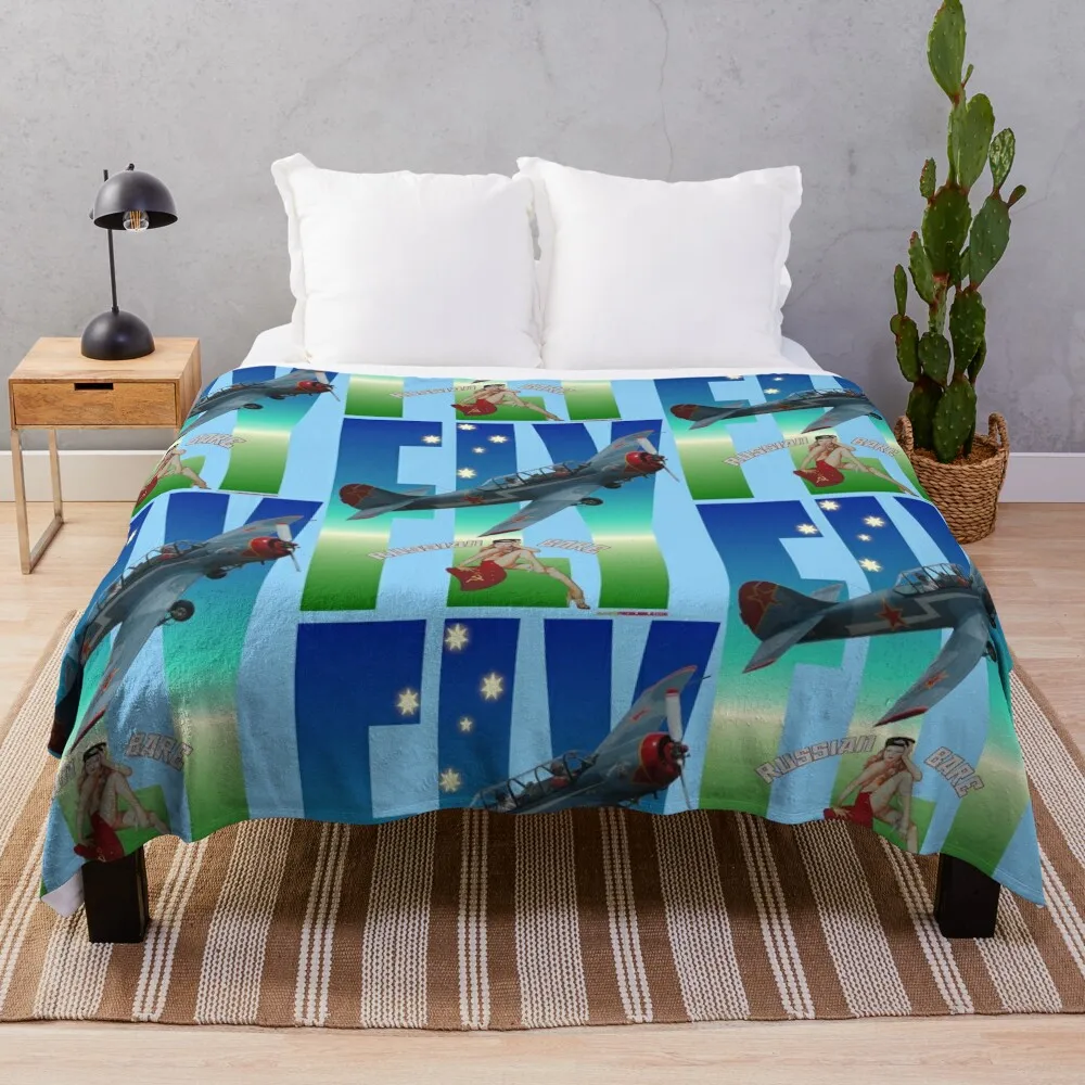 Fly Design - Як-52 ВХ-РУЗ Австралия 20111106 Одеяло Зимние кровати Диван Одеяла