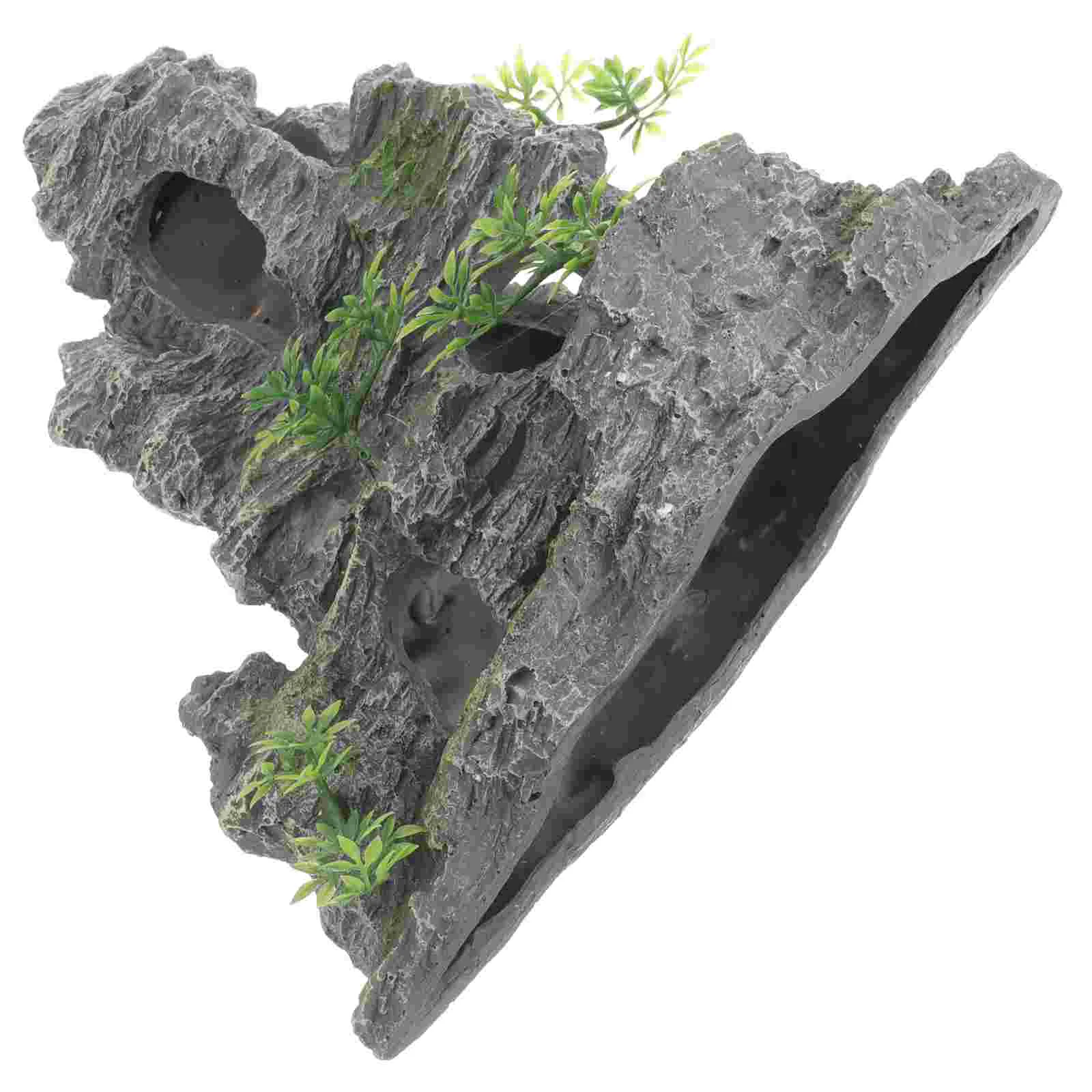 

Аквариумные украшения для ландшафтного дизайна, украшения для аквариума, укрытие для моделей домашних животных из смолы для скалолазания