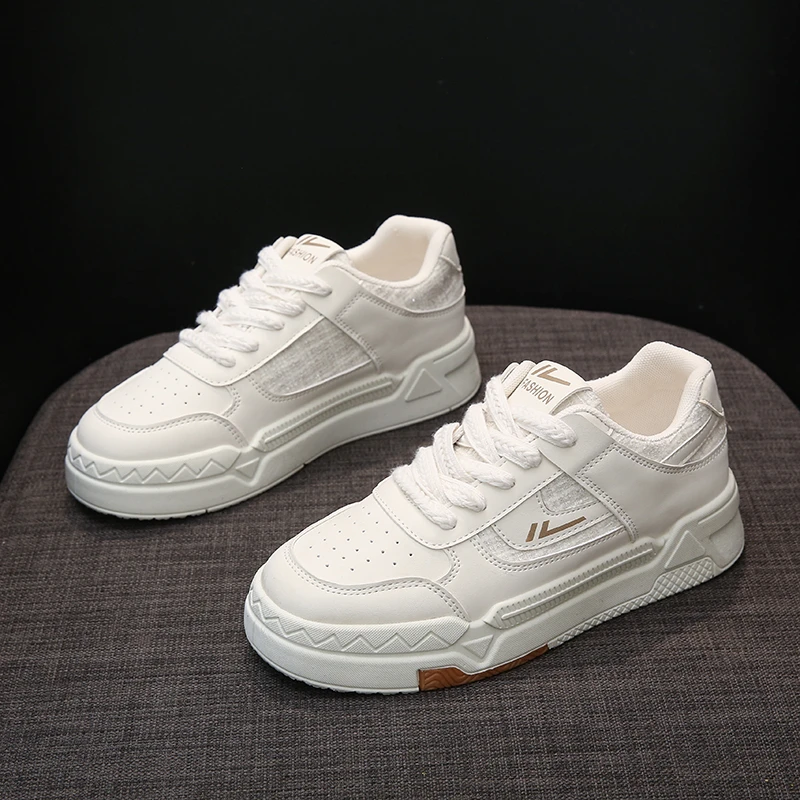 Классические Женские Кроссовки На Плоской Платформе Нескользящая Толстая