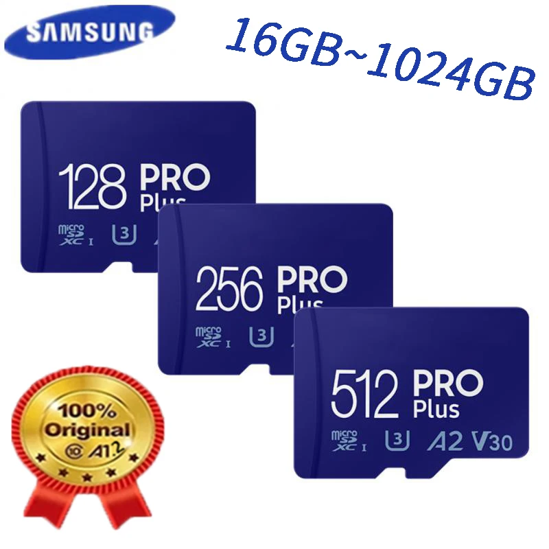

SAMSUNG карта памяти Micro SD, 100% ГБ, 512 ГБ, 256 ГБ, 64 ГБ, 32 ГБ, 16 ГБ