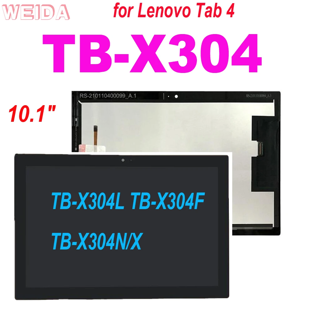

Для 10,1 "Lenovo Tab 4 TB-X304L TB-X304F/X X304, матричный модуль ЖК-дисплея + дигитайзер сенсорной панели в сборе