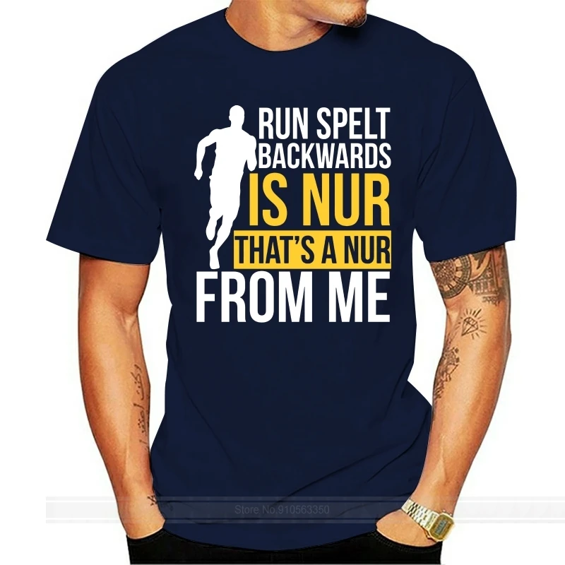 Runer Spelt Reverse Is Nur футболки для фитнеса разные цвета Высококачественная футболка с