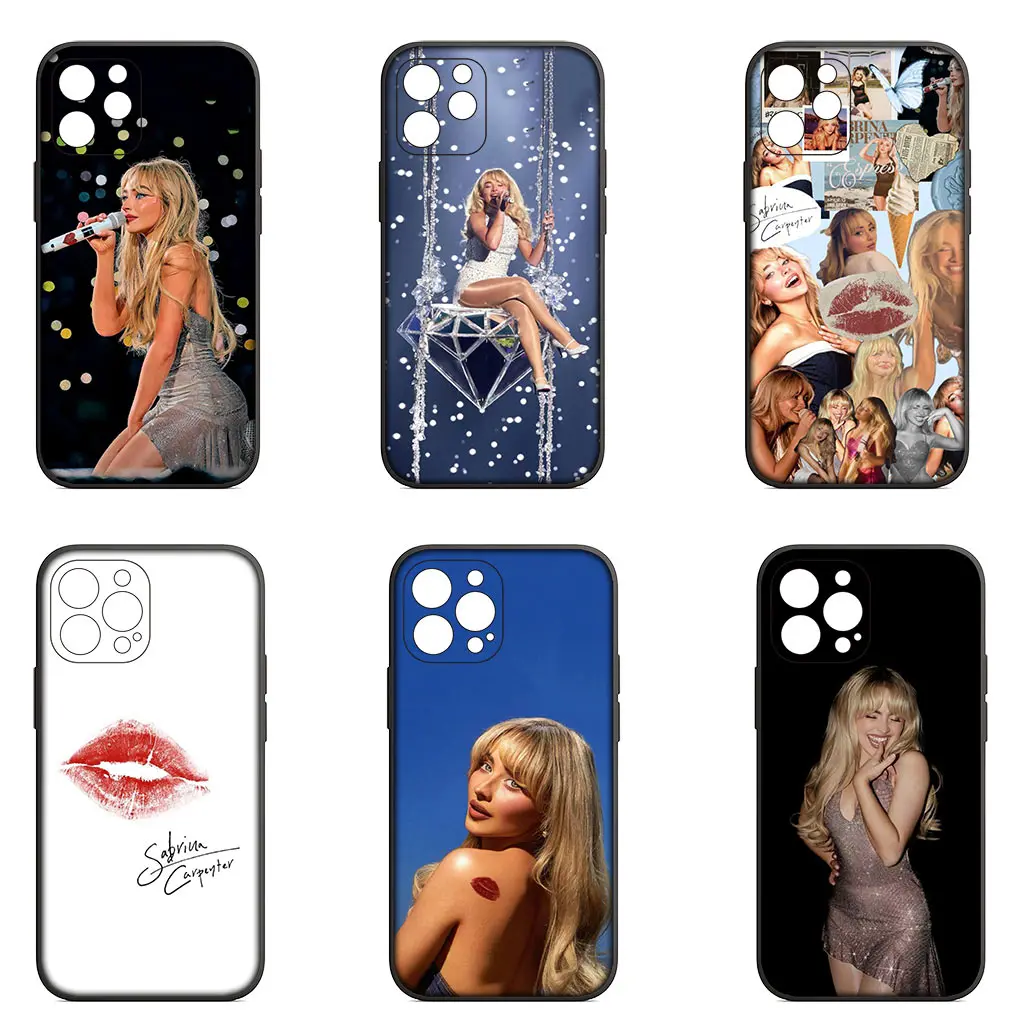 Чехол Sabrina Sc Carpenter для телефона Apple iPhone 15 14 13 12 Mini 11 Pro X XR XS Max 7 8 Plus + 15+ Мягкий чехол