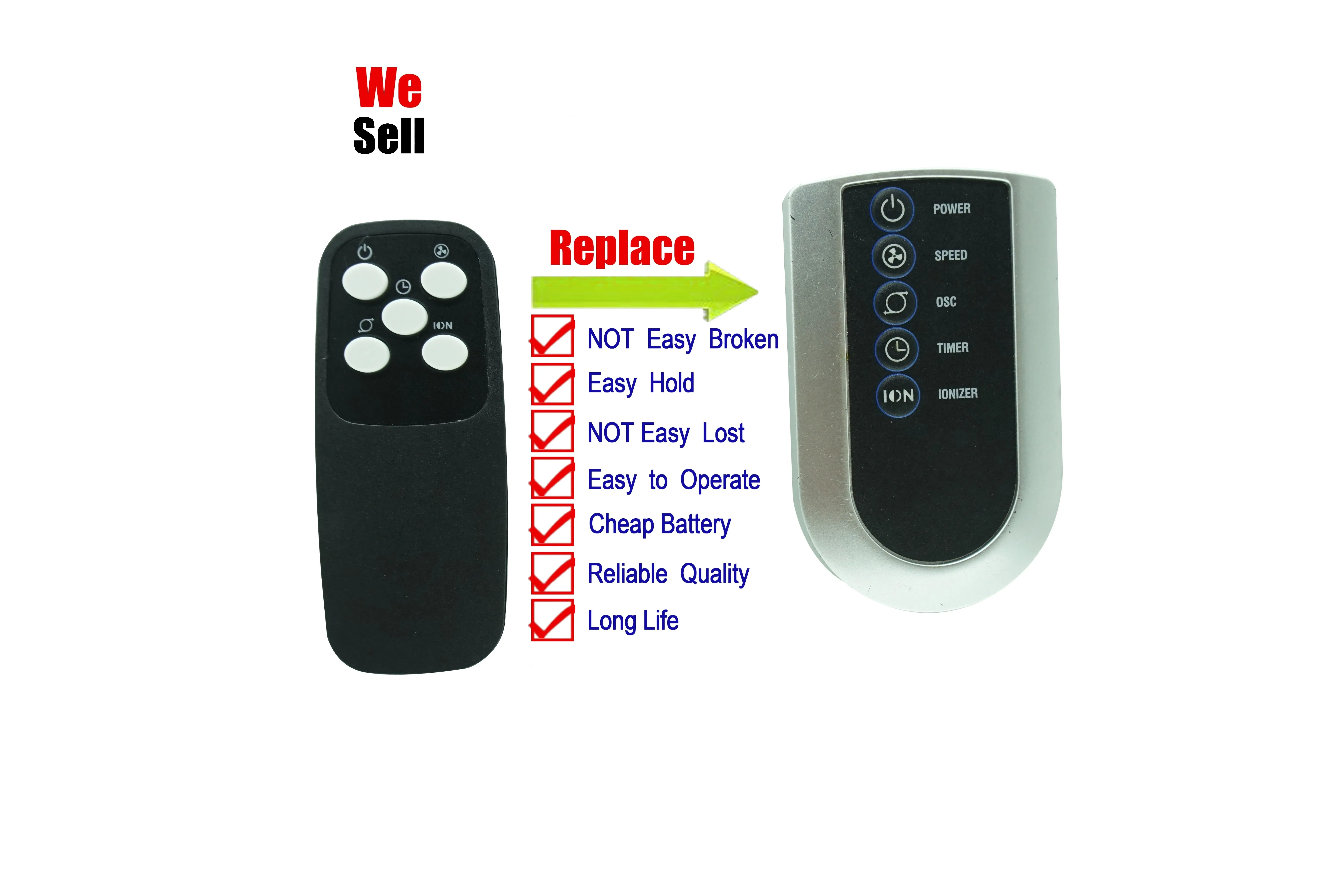 Remote Control For Lasko Tower Fan T42905 T48331 T48312 T483