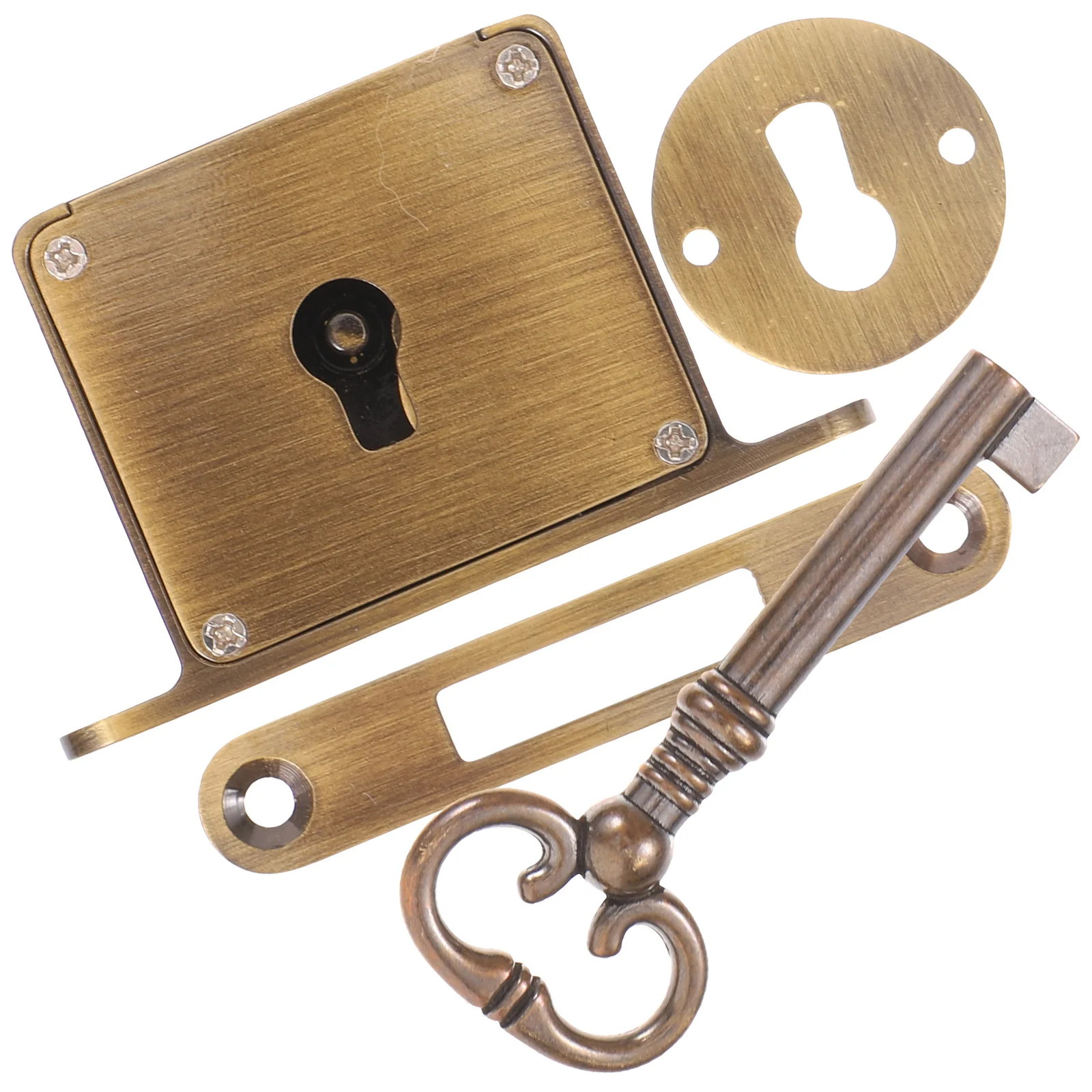 

Drawer Lock Secure One Body Heavy Duty Brass Desk Locks Drawers Key File Cabinet