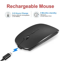 1600dpi wireless mouse 2 4g mice ultra thin silent mouse mute for laptop pc office notebook 400mah rechargeable lithium battery