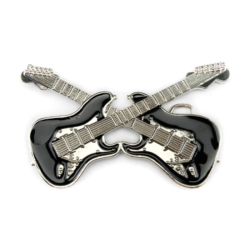 Rock Style Metal Guitar Belt Buckle Delicate Belt Buckle Accessories Waistband