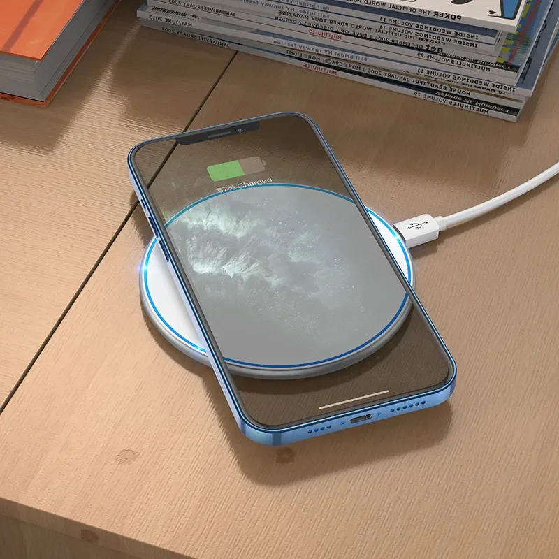 

Быстрая беспроводная зарядка для iPhone/ AirPods/ Android / ультратонкое беспров