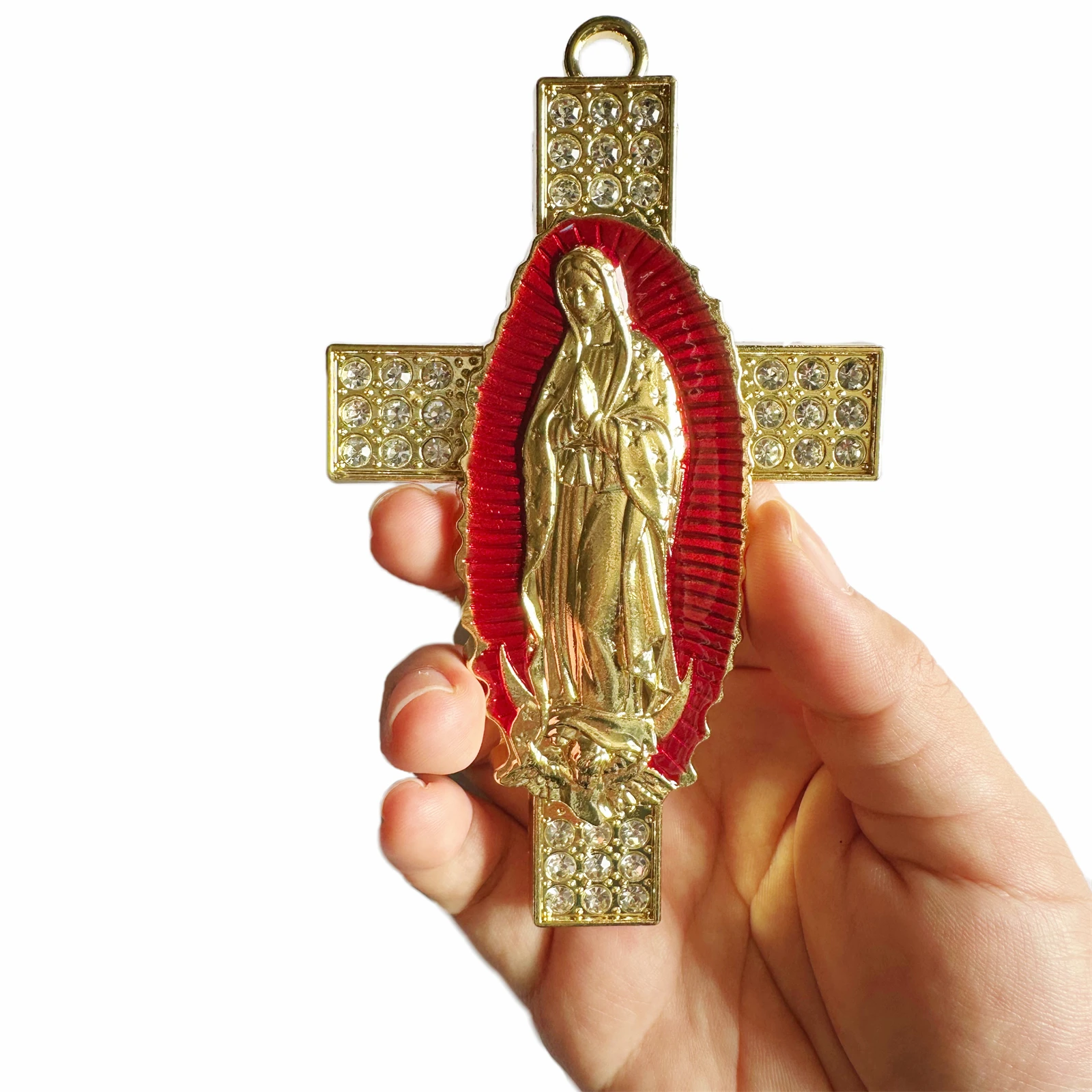 Подвеска с изображением Богородицы прелестная медаль из сплава San Judas подвеска