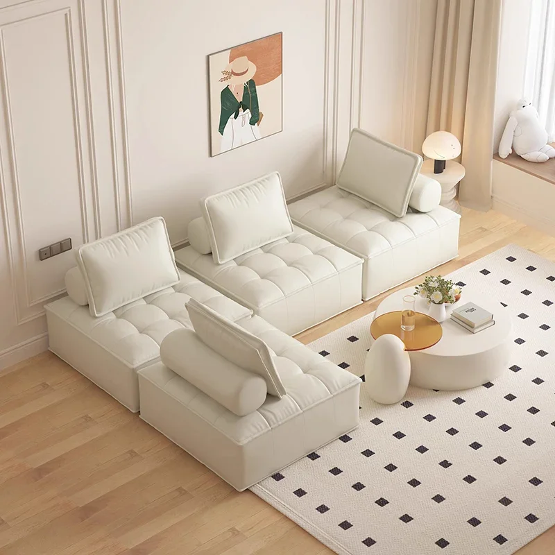 Скандинавский минималистичный диван для гостиной с откидной спинкой прихожей