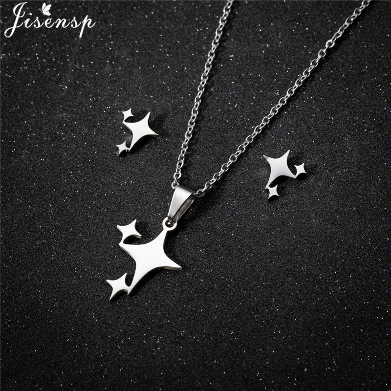 Комплект из колье и серёг нержавеющей стали |